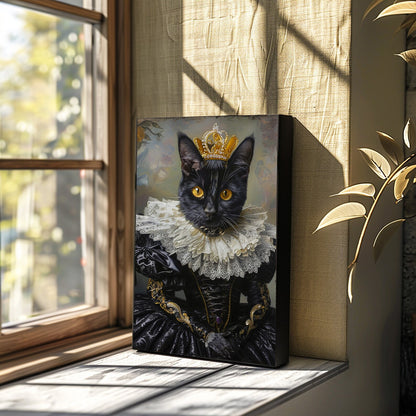 Custom Renaissance Cat Portrait, Royal Portrait, Luxury Pet Portrait, Regal Pet Art, Royal Pet Portrait, Personalized Pet Gift, Elegant Pet Memorial